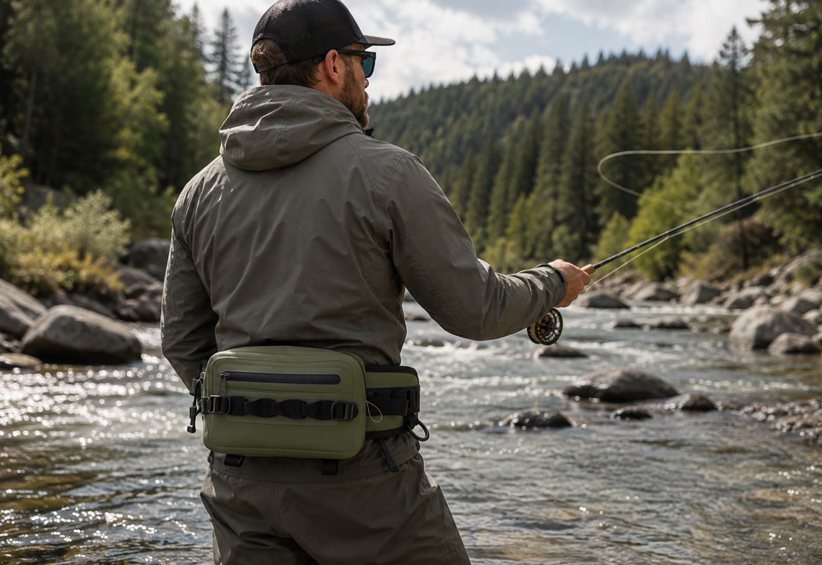 Waist bags for travel and outdoor use