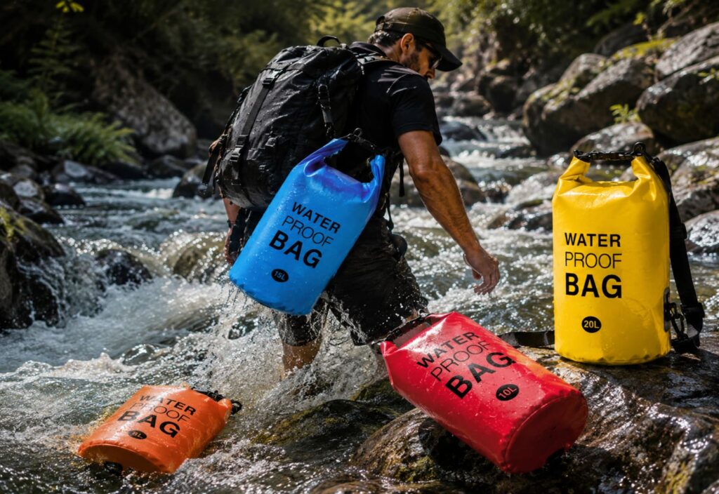 Waterproof dry bag for kayaking camping and outdoor activities