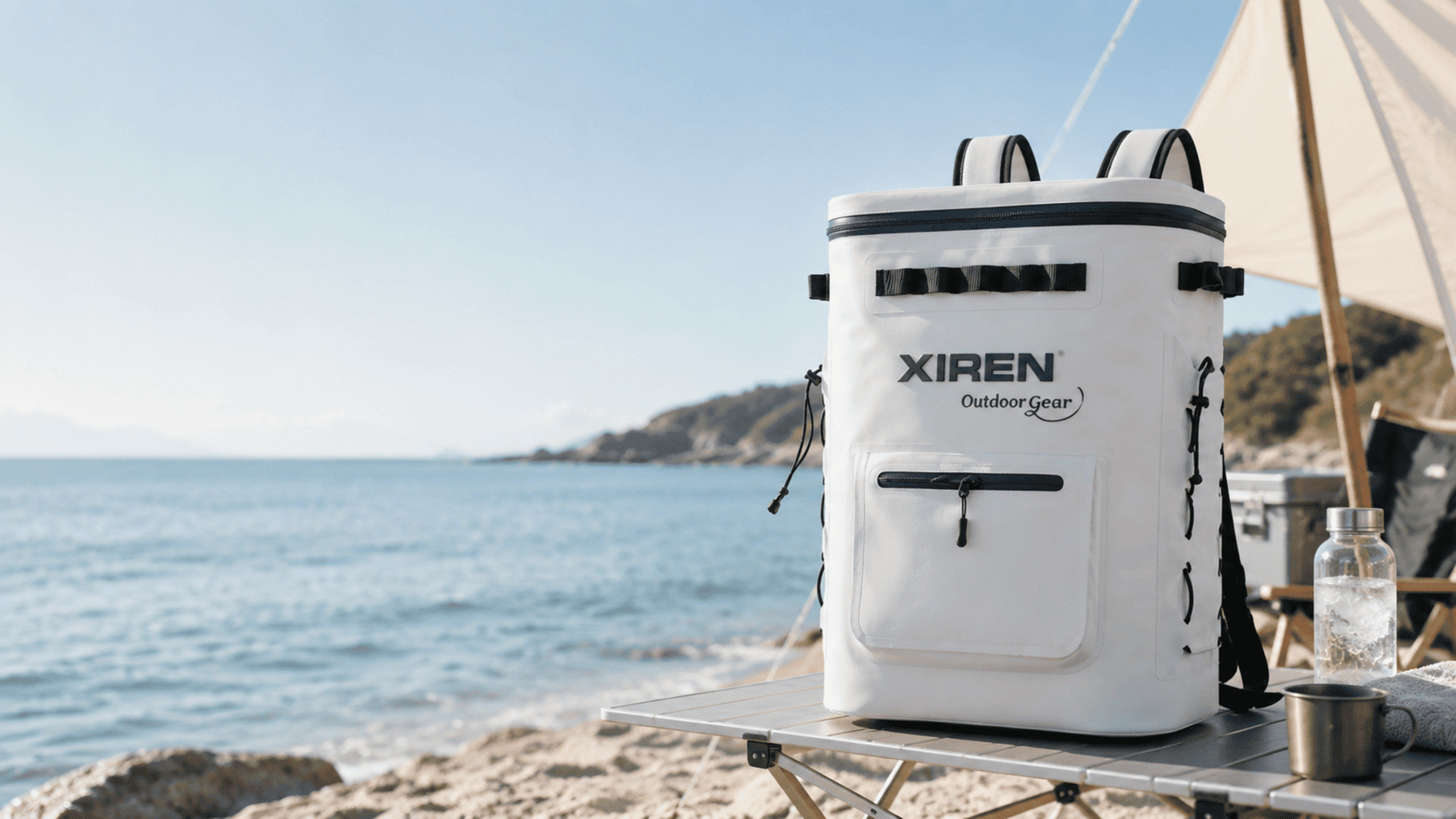 Soft cooler bag for premium outdoor and travel programs
