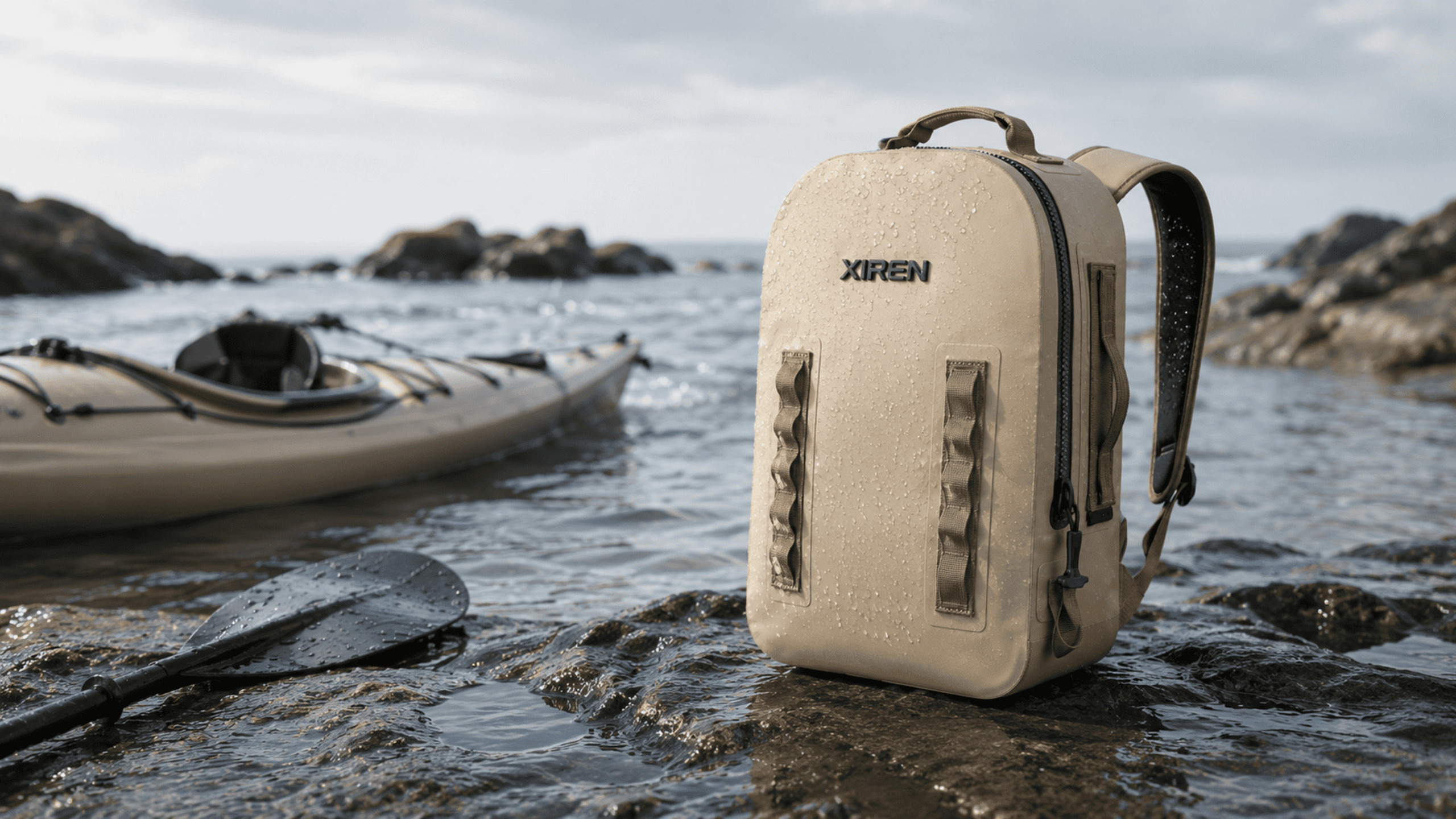 Custom waterproof bag details for private label outdoor brands